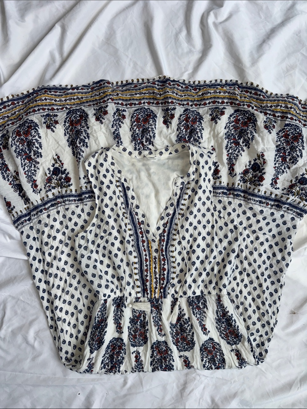Boho Beachy White Maxi Dress